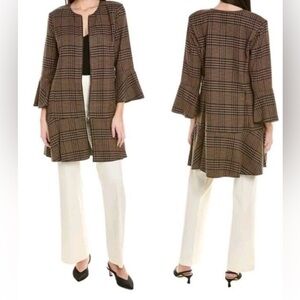 Cabi Flounce plaid‎ Jacket